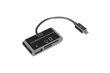 S-link SMG-423 Micro Usb to Cep Tel Kart Okuyucu + Hup Çevirici