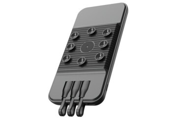 SnapMax SNP-3007 10.000 mah Siyah Vantuzlu Kablosuz ve 3in1 Kablolu Powerbank