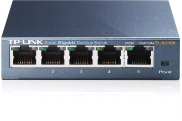 Tp-Link TL-SG105 5 Port 10-100-1000 Mbps Switch Çelik Kasa