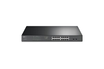 Tp-Link TL-SG1218MP 16 Port 10-100-1000 Poe+ Switch 2 Port SFP Çelik Kasa Rack Mount