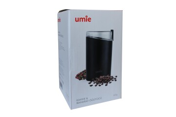 UMIE KB-U50 60G kapasiteli Siyah 140W Kahve ve Baharat Öğütücü