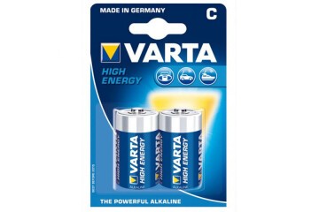 Varta Alkalin Orta Boy Pil C High Energy 2 Lİ