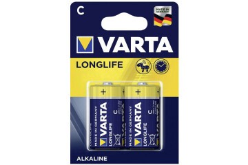 Varta Alkalin Orta Boy Pil C Longlife Extra 2 Lİ