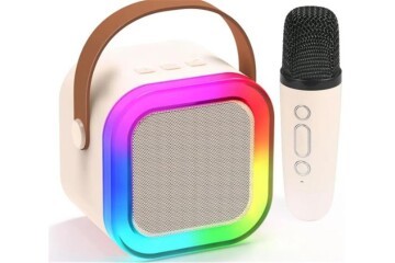 WowKids SY13 İki Mikrofonlu Pembe Karaoke Speaker