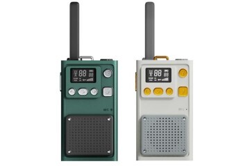 WowKids W1A Çocuk Walkie Talkie 5 Km Green-Cream  AAA Pilli PmrTelsiz