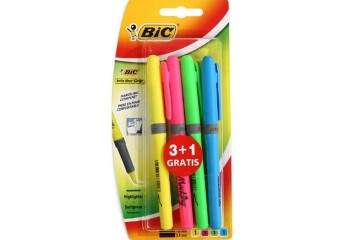 Bic Fosforlu Kalem Grip 4 Lü Blister 951473