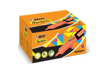 Bic Fosforlu Kalem Markıng Flat Highlıghter 12 Lİ Turuncu 968585