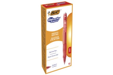 Bic Jel Kalem Basmalı Gelocıty Orıgınal Kırmızı 12 Li