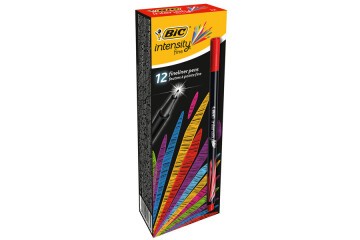 Bic Keçe Uç Kalem İnterstiy 12 Renk Kırmızı 942084