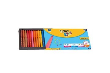 Bic Keçeli Boya Kalemi Visa Jumbo Yıkanabilir 24 Renk 965209