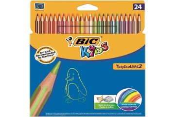 Bic Kuru Boya TropicolorS3 Tam Boy 24 LÜ 9375183