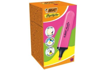 Bic Markıng Flat Hıghlıghter 10 Lu Pembe