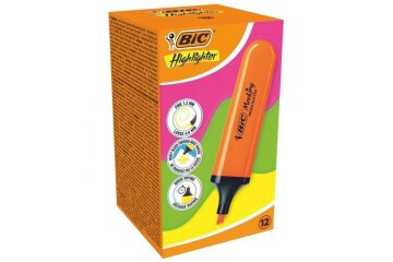Bic Markıng Flat Hıghlıghter 10 Lu Turuncu