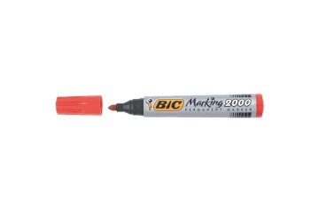 Bic Markör Permanent 1.7 MM Yuvarlak Uçlu Kırmızı 2000 03