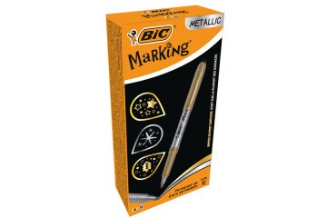 Bic Permanent Markör Intensıty Altın Gümüş 12 Li