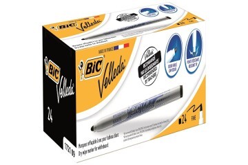 Bic Tahta Kalemi Yuvarlak Uçlu Velleda Siyah 1721 09