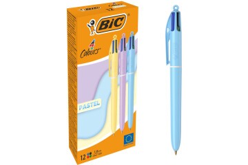Bic Tükenmez Kalem 4 Colours Pastel 12 Li 517320