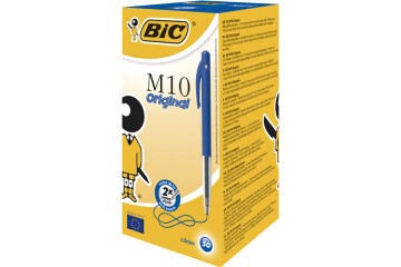 Bic Tükenmez Kalem M10 Basmalı 50 Li Mavi