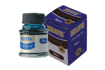 Brons Çini Mürekkebi 20 CC Siyah BR-317