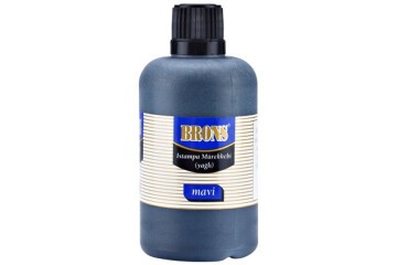 Brons Istampa Mürekkebi Yağlı 500 CC Mavi BR-321