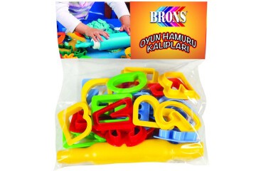 Brons Oyun Hamuru Harf Kalıp Seti BR-473