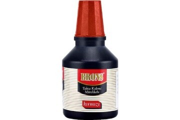 Brons Tahta Kalem Mürekkebi 30 CC Kırmızı BR-352