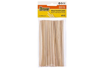 Brons Yuvarlak Çubuk Naturel İnce BR-916