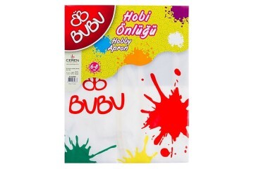 Bu-Bu Boyama Önlüğü 6-8 Yaş Su Geçirmez BUBU00006