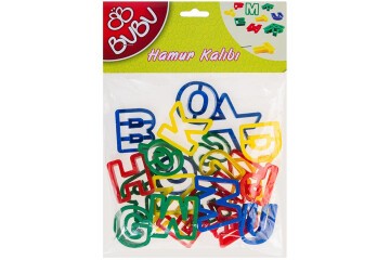 Bu-Bu Oyun Hamur Kalıbı Harf 26 Parça 0045