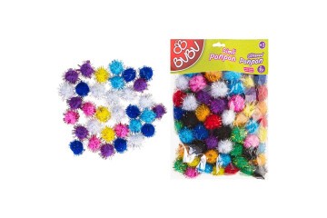 Bu-Bu Pon Pon Simli 2 CM 100 Lü Karma 10x15 BUBU00112