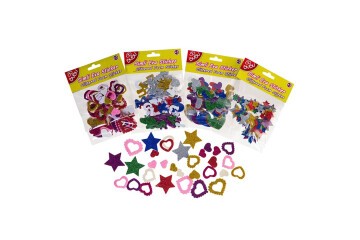 Bu-Bu Simli Eva Sticker 24 Lü Pvc BUBU00097