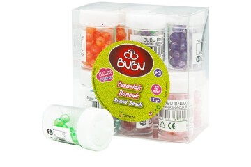 Bu-Bu Yuvarlak Boncuk 6 Renk BUBU-BN0001