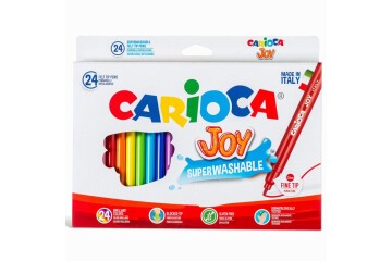 Carioca Keçeli Boya Kalemi Joy Süper Yıkanabilir 24 Lü 40615