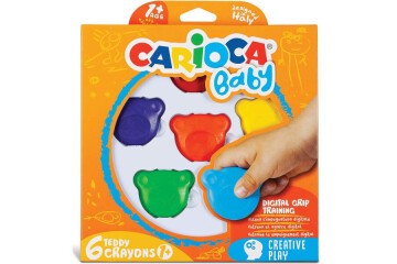 Carioca Teddy Bebek Cryayons 6 LI 42956
