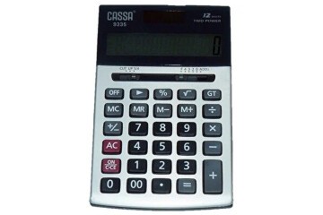 Cassa Hesap Makinesi Elektronik 12 Hane Siyah 9335