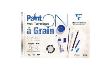 Claırefontaıne Resim Defteri Paınt-On A Graın Start Çizim Blok 15 YP 35x50 CM 160 GR PD966450