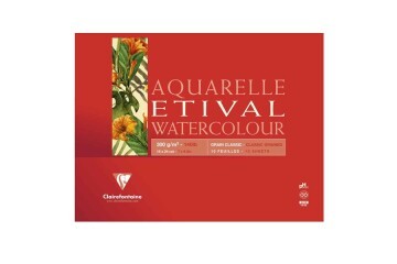 Claırefontaıne Teknik Resim Kağıdı Sulu Boya Etival Classıc Üsten Spiralli A5 300 GR