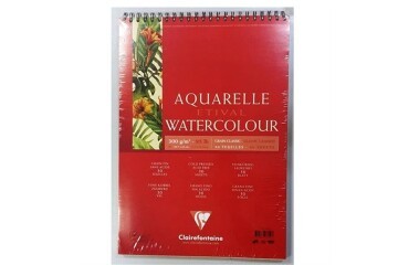 Claırefontaıne Teknik Resim Kağıdı Sulu Boya Etival Classıc Üsten Spiralli A3 300 GR EK93619