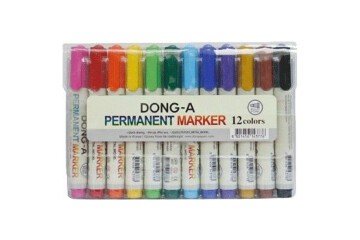 Dong-A Markör Permanent 12 Renk 239314