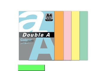 Double A Renkli Kağıt 100 LÜ A4 80 GR Pastel Zümrüt Yeşili