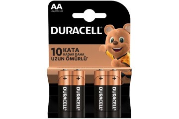 Duracell Alkalin Kalem Pil (AA) 4 LÜ Kartela