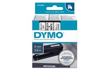 Dymo D1 Şerit Standart 9 MMx7 MT Beyaz Üzerine Siyah 40913-41913  S0720680