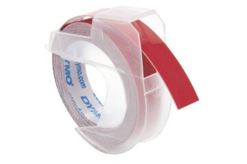 Dymo Kabartma Şerit 9MMx3M Kırmızı S0898150