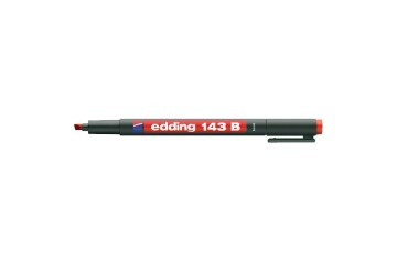 Edding Asetat Kalemi Permanent B Seri 1-3 MM Kırmızı 143 B