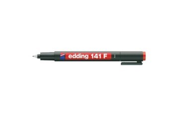 Edding Asetat Kalemi Permanent F Seri 0.6 MM Kırmızı 141F