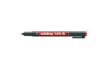 Edding Asetat Kalemi Permanent S Seri 0.3 MM Kırmızı 140 S