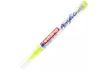 Edding Markör Akrilik İnce Uçlu 1-2 MM Fosforlu Sarı 065 5300