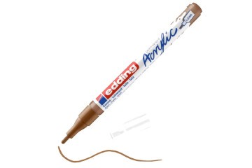 Edding Markör Akrilik İnce Uçlu 1-2 MM Trafik Beyaz 922 5300