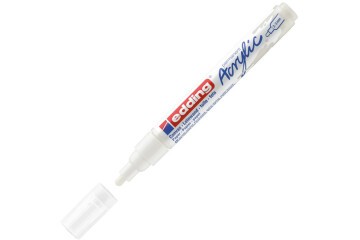 Edding Markör Akrilik Orta Uçlu 2-3 MM Trafik Beyaz 922 5100