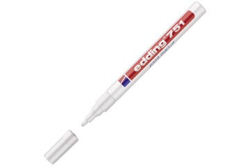 Edding Markör Dekor Boya Yuvarlak Uçlu 1-2 MM Beyaz 751